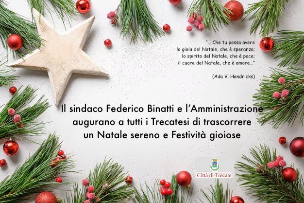 Gli auguri dell'Amministrazione alla città