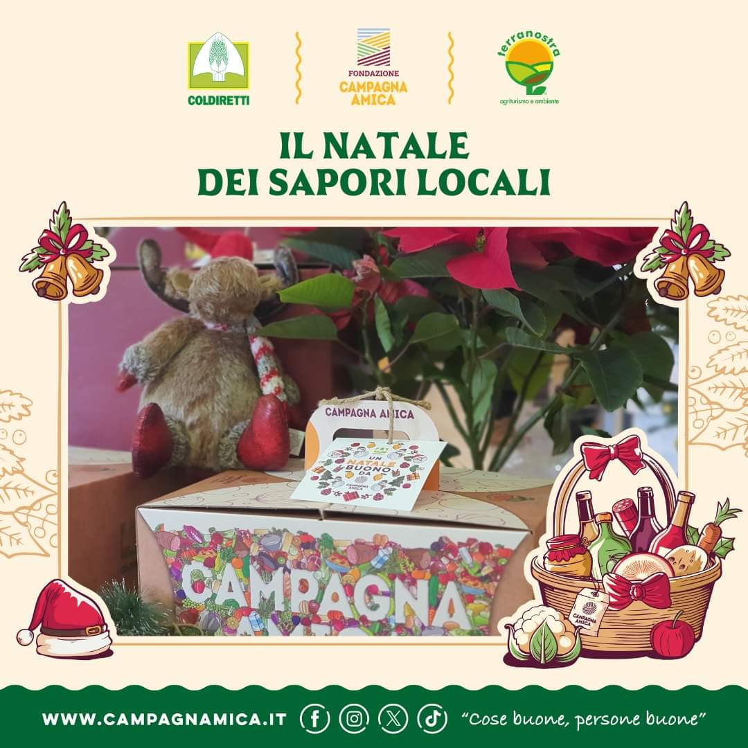 Il 7 dicembre torna l'agrimercato di "Campagna Amica" in piazza Cavour con i sapori delle Feste