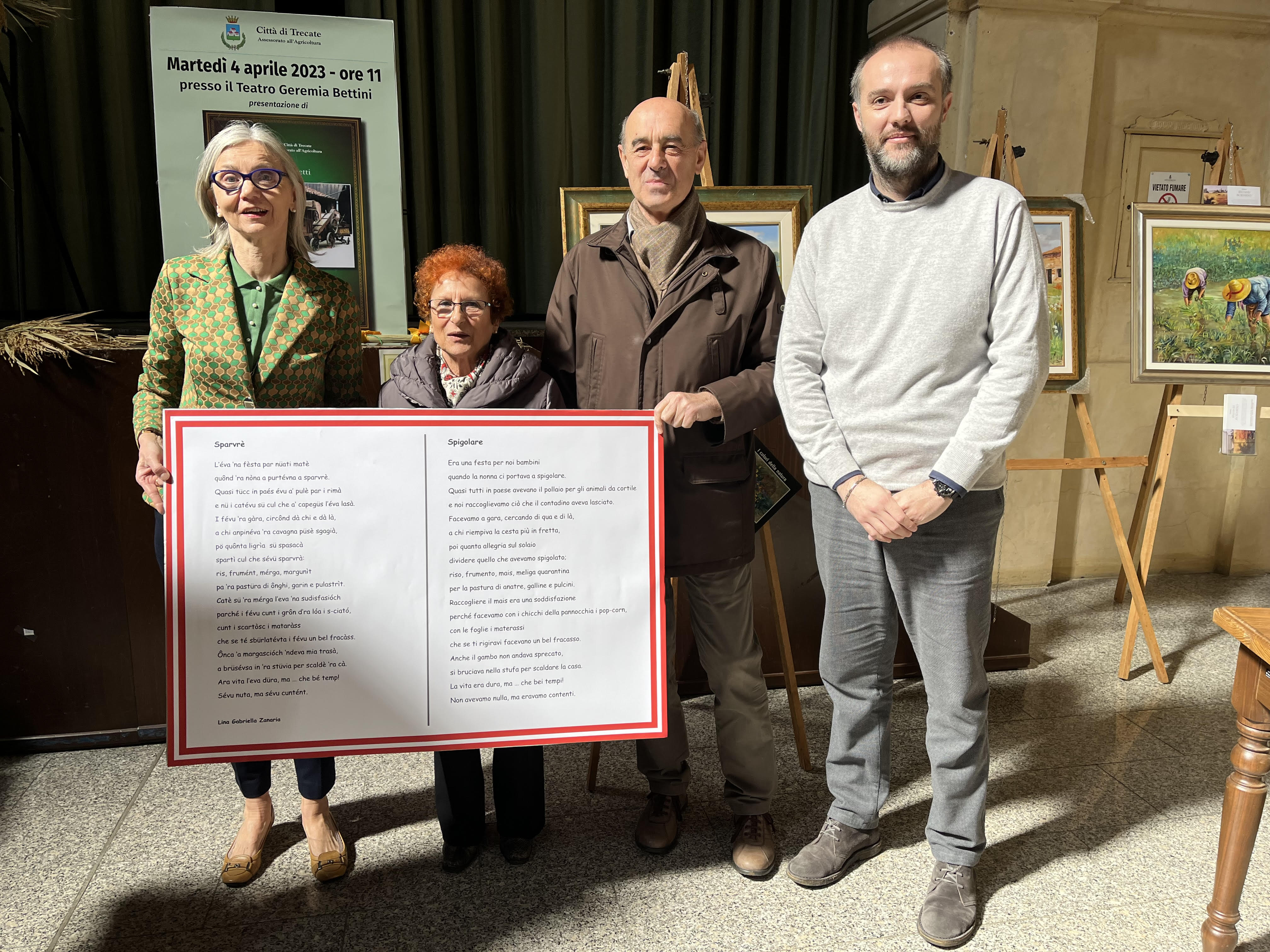 L’identita’ agricola trecatese tra passato, presente e futuro: presentato il libro di franco peretti