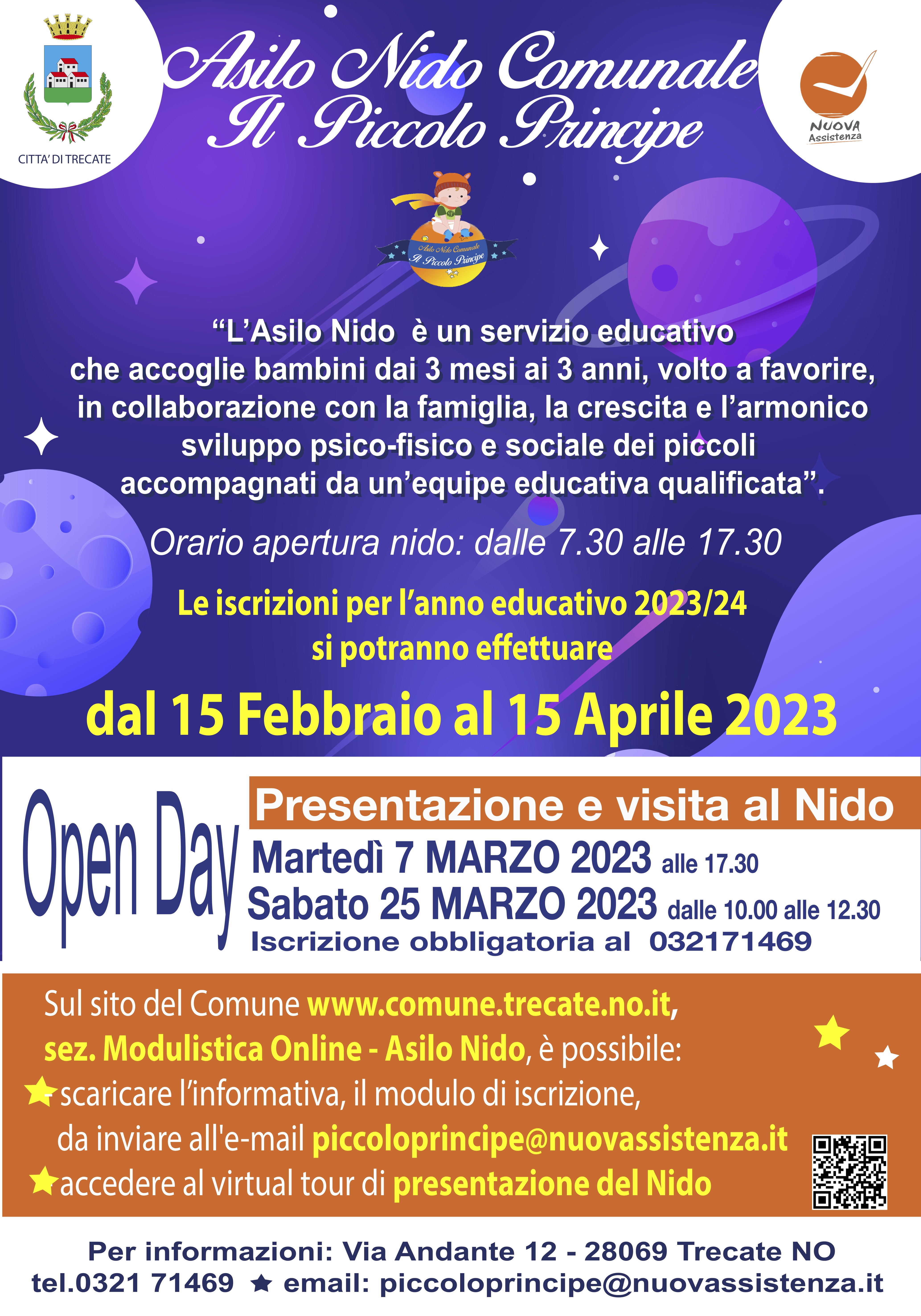 Asilo nido comunale “il piccolo principe”: dal 15 febbraio iscrizioni per l’anno educativo 2023-2024 senza ritocchi per le tariffe