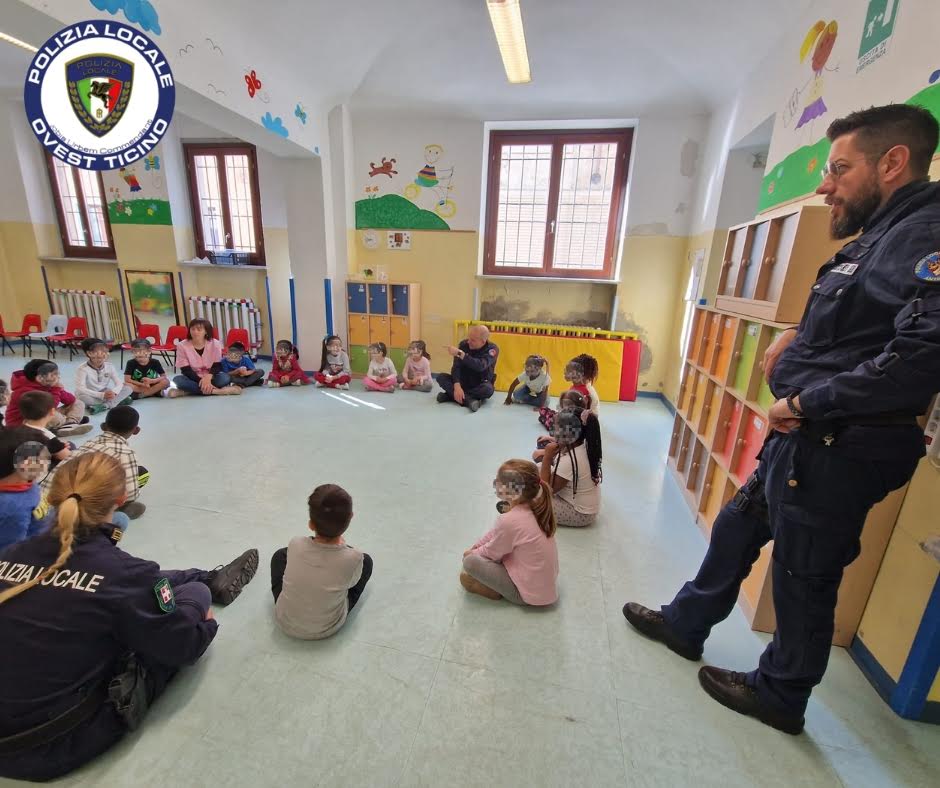 Laboratori Sulla Sicurezza Stradale Con La Polizia Locale Per I Bambini Della Scuola Dell’infanzia “Garzoli”